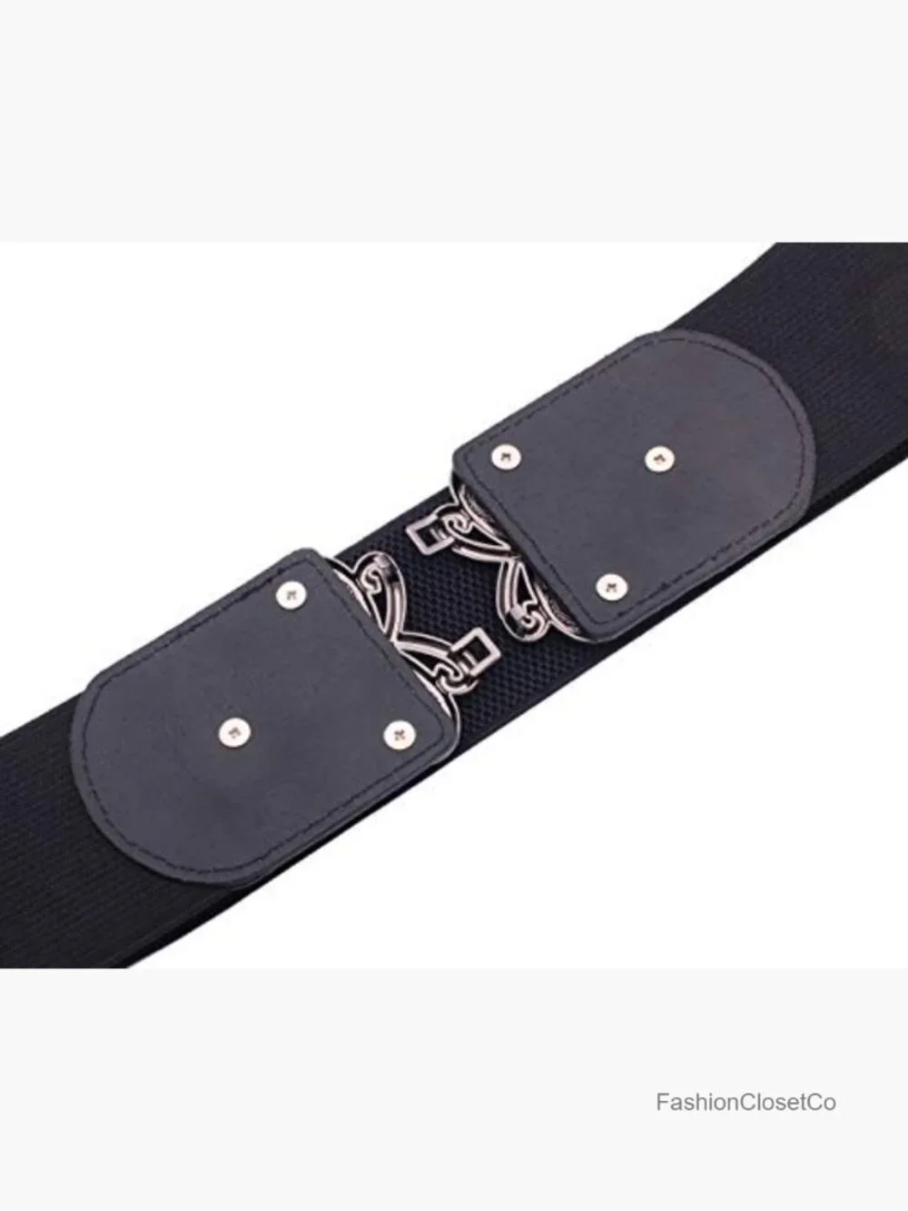 Vintage Wide Elastic Stretch Waist Belt Retro Cinch Belt